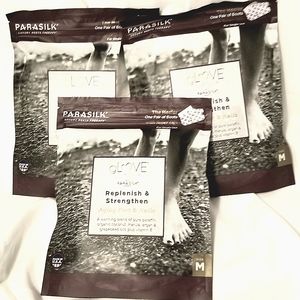 Parasilk Parafin Foot Treatment for Feet & Nails - Unisex- Size M- Set /3 - NEW!
